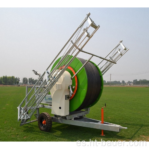 Máquina del auge de la irrigación del carrete de manguera para el riego de la granja